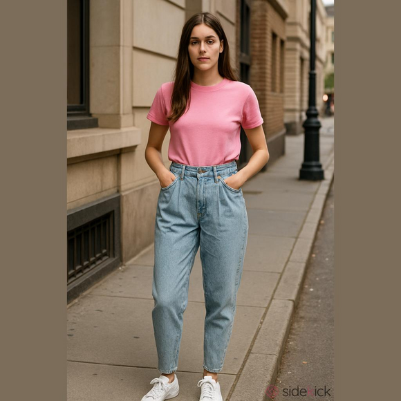 Vintage 80s Collector's No Excuses Peg Legged Jeans 24" Rib Cage EUC - Picture 1 of 15